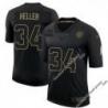 Black Warren Heller Steelers #34 Stitched Salute to Service Football Jersey Mens Womens Youth