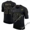 Black Chuck Beatty Steelers #37 Stitched Salute to Service Football Jersey Mens Womens Youth