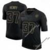 Black Mike Henry Steelers #37 Stitched Salute to Service Football Jersey Mens Womens Youth