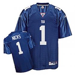 Hakeem Nicks NY-G Football Jersey - NY-G #1 Football Jersey(Blue)