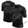 Black Bob Hanlon Steelers #45 Stitched Salute to Service Football Jersey Mens Womens Youth