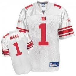 Hakeem Nicks NY-G Football Jersey - NY-G #1 Football Jersey(White)