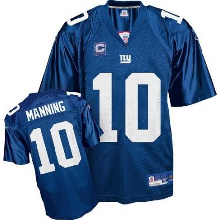 Eli Manning NY-G Football Jersey - NY-G #10 Football Jersey(Blue)