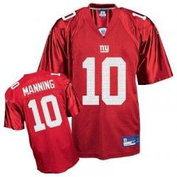 Eli Manning NY-G Football Jersey - NY-G #10 Football Jersey(Red)
