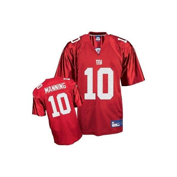 Eli Manning NY-G Football Jersey - NY-G #10 Football Jersey(Red)