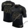 Black Fred Williamson Steelers #46 Stitched Salute to Service Football Jersey Mens Womens Youth