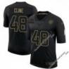Black Tony Cline Steelers #48 Stitched Salute to Service Football Jersey Mens Womens Youth