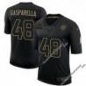 Black Joe Gasparella Steelers #48 Stitched Salute to Service Football Jersey Mens Womens Youth