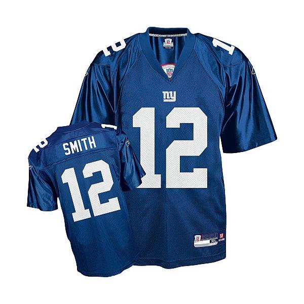 Steve Smith NY-G Football Jersey - NY-G #12 Football Jersey(Blue)