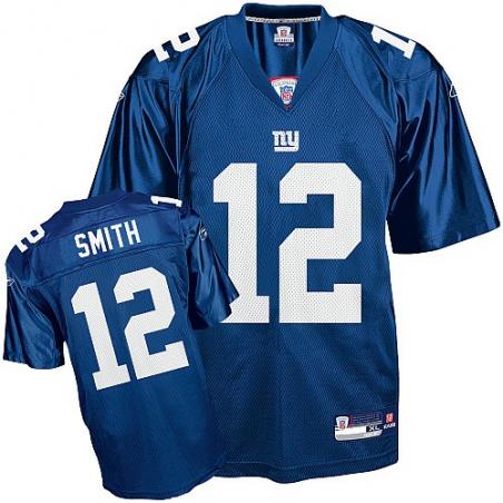 Steve Smith NY-G Football Jersey - NY-G #12 Football Jersey(Blue)