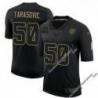 Black George Tarasovic Steelers #50 Stitched Salute to Service Football Jersey Mens Womens Youth