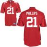 Kenny Phillips NY-G Football Jersey - NY-G #21 Football Jersey(Red)