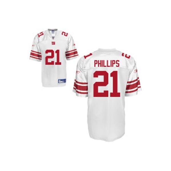 Kenny Phillips NY-G Football Jersey - NY-G #21 Football Jersey(White)