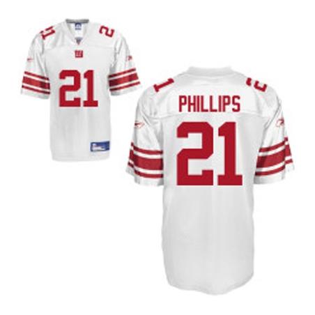 Kenny Phillips NY-G Football Jersey - NY-G #21 Football Jersey(White)
