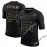 Black Dave Hoffmann Steelers #54 Stitched Salute to Service Football Jersey Mens Womens Youth