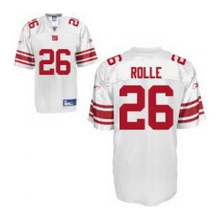 Antrel Rolle NY-G Football Jersey - NY-G #26 Football Jersey(White)