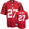 Brandon Jacobs NY-G Football Jersey - NY-G #27 Football Jersey(Red)
