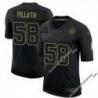 Black Roger Pillath Steelers #58 Stitched Salute to Service Football Jersey Mens Womens Youth