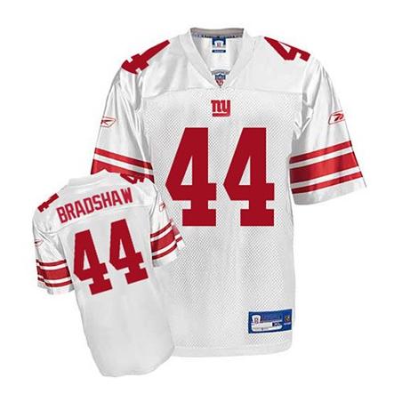 Ahmad Bradshaw NY-G Football Jersey - NY-G #44 Football Jersey(White)