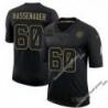 Black J.C. Hassenauer Steelers #60 Stitched Salute to Service Football Jersey Mens Womens Youth