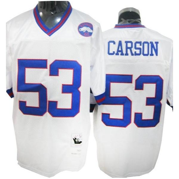 Harry Carson NY-G Football Jersey - NY-G #53 Football Jersey(White Throwback)