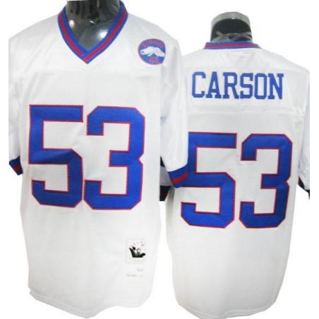 Harry Carson NY-G Football Jersey - NY-G #53 Football Jersey(White Throwback)