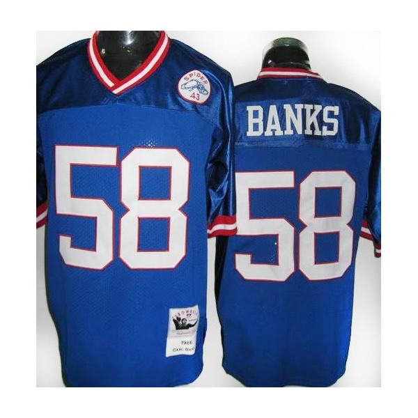 Carl Banks NY-G Football Jersey - NY-G #58 Football Jersey(Blue Throwback)