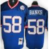 Carl Banks NY-G Football Jersey - NY-G #58 Football Jersey(Blue Throwback)