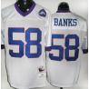 Carl Banks NY-G Football Jersey - NY-G #58 Football Jersey(White Throwback)