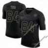 Black John Tosi Steelers #64 Stitched Salute to Service Football Jersey Mens Womens Youth