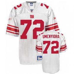 Osi Umenyiora NY-G Football Jersey - NY-G #72 Football Jersey(White)