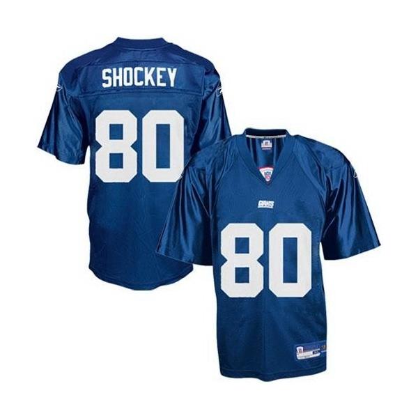 Jeremy Shockey NY-G Football Jersey - NY-G #80 Football Jersey(Blue)