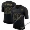 Black Ted Petersen Steelers #66 Stitched Salute to Service Football Jersey Mens Womens Youth