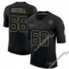 Black Aubrey Rozzell Steelers #66 Stitched Salute to Service Football Jersey Mens Womens Youth