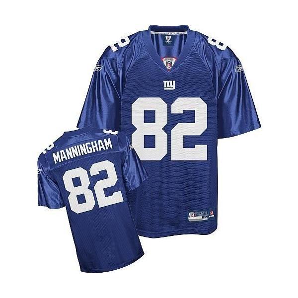 Mario Manningham NY-G Football Jersey - NY-G #82 Football Jersey(Blue)