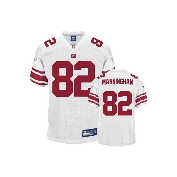 Mario Manningham NY-G Football Jersey - NY-G #82 Football Jersey(White)