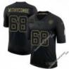 Black Mike Withycombe Steelers #68 Stitched Salute to Service Football Jersey Mens Womens Youth