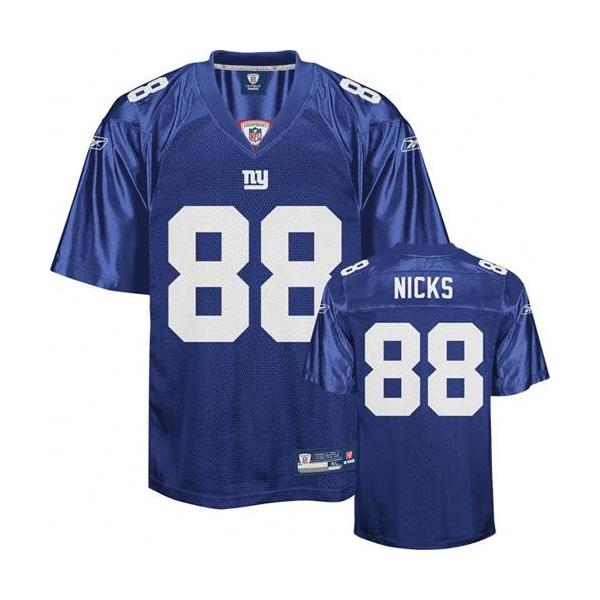 Hakeem Nicks NY-G Football Jersey - NY-G #88 Football Jersey(Blue)