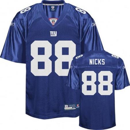 Hakeem Nicks NY-G Football Jersey - NY-G #88 Football Jersey(Blue)