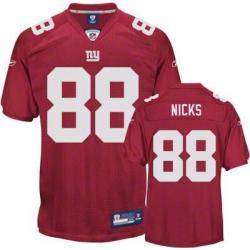 Hakeem Nicks NY-G Football Jersey - NY-G #88 Football Jersey(Red)