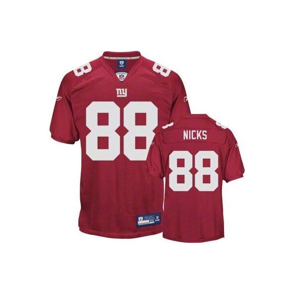 Hakeem Nicks NY-G Football Jersey - NY-G #88 Football Jersey(Red)