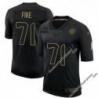 Black Dan Fike Steelers #71 Stitched Salute to Service Football Jersey Mens Womens Youth