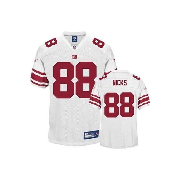 Hakeem Nicks NY-G Football Jersey - NY-G #88 Football Jersey(White)