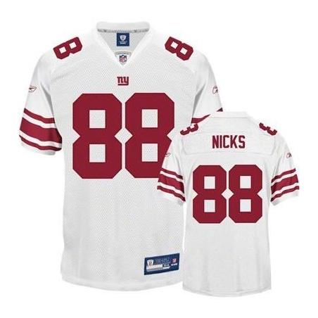 Hakeem Nicks NY-G Football Jersey - NY-G #88 Football Jersey(White)