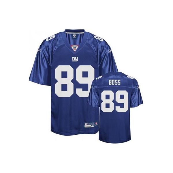 Kevin Boss NY-G Football Jersey - NY-G #89 Football Jersey(Blue)