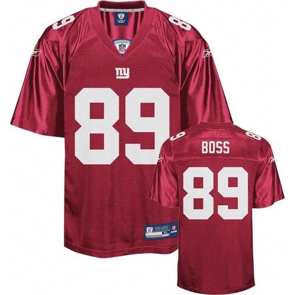 Kevin Boss NY-G Football Jersey - NY-G #89 Football Jersey(Red)