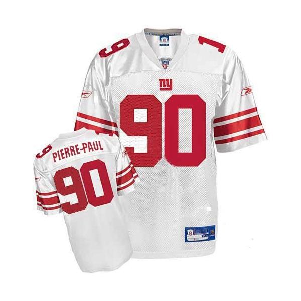 Jason Pierre Paul NY-G Football Jersey - NY-G #90 Football Jersey(White)