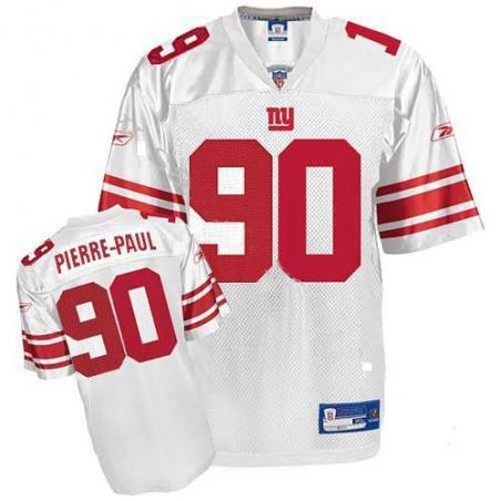 Jason Pierre Paul NY-G Football Jersey - NY-G #90 Football Jersey(White)