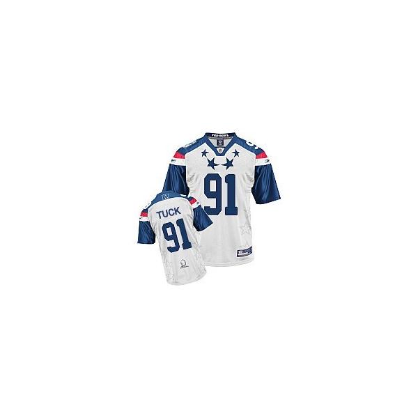 Justin Tuck NY-G Football Jersey - NY-G #91 Football Jersey(2011 Pro Bowl)