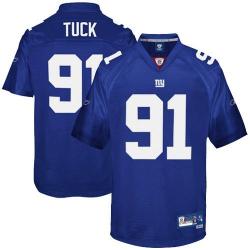 Justin Tuck NY-G Football Jersey - NY-G #91 Football Jersey(Blue)